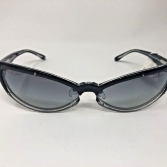 VOGUE CATEYE SUNGLASSES  VO2741-S 1964/11 BLACK CRYSTAL 65-16-130 2N GRAY LENSES - Picture 2 of 2